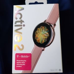 Rose Gold Samsung Galaxy Watch Active 2